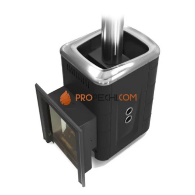 Печь для бани ТМФ Уренгой Мини 2018 Inox БСЭ ТО антрацит