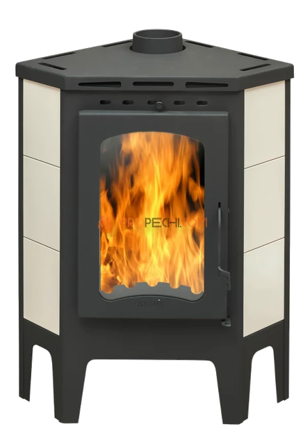 Печь-камин ЭкоКамин Бавария угловая