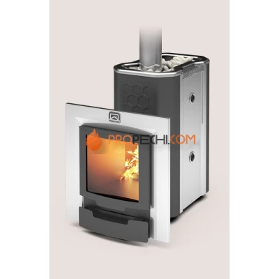 Печь для бани Теплодар Сибирь-20 ЛРК Профи Панорама 2.0