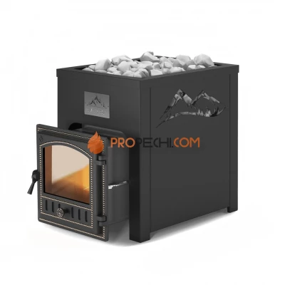 Банная печь Эверест 24 (280) в кожухе