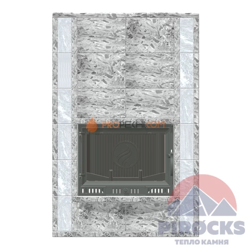 Каминная облицовка Pirocks Осло (пироксенит элит)
