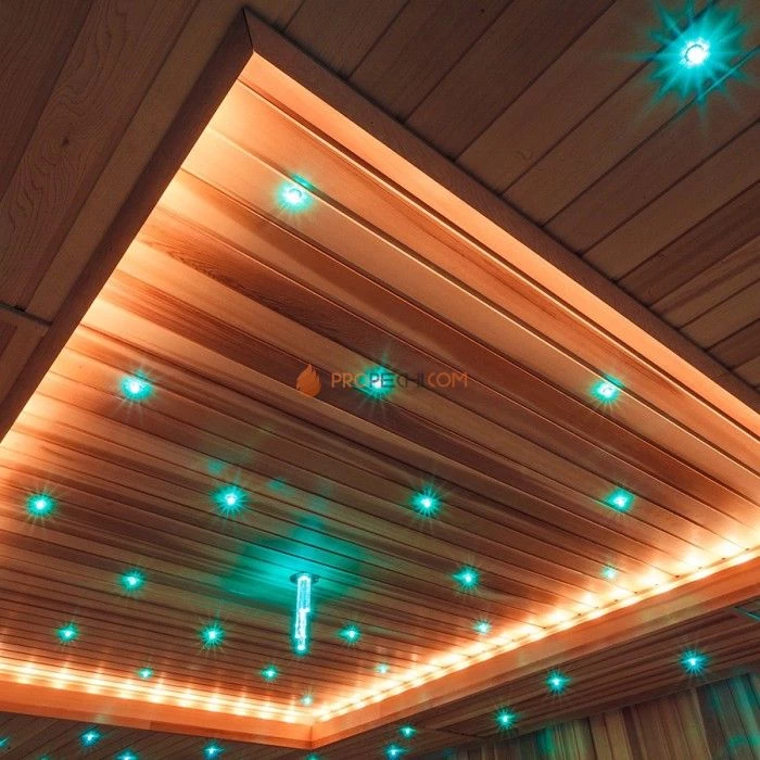 Звездное небо Licht-2000 Aurora, 50 кристаллов (RGB, мастер, пульт д/у)