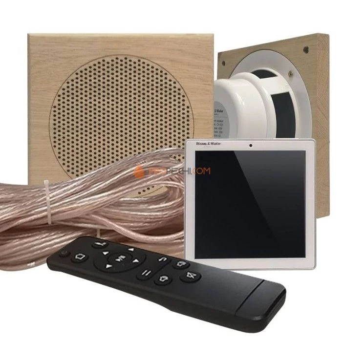 Комплект акустической системы встраиваемый SW-Sensor-2 White (две колонки Wood, квадрат)