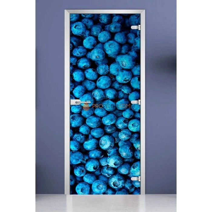 Стеклянная межкомнатная дверь DoorWood с фотопечатью Fruite-03, 2000х600 мм