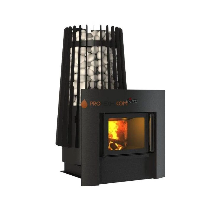 Дровяная банная печь Grill’D Cometa 180 Vega Window Pro