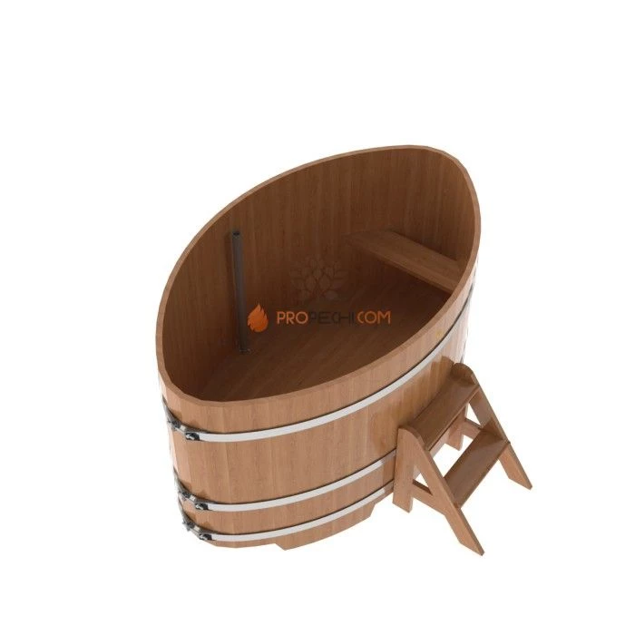 Купель BentWood овальная из натурального дуба 1,15х1,83