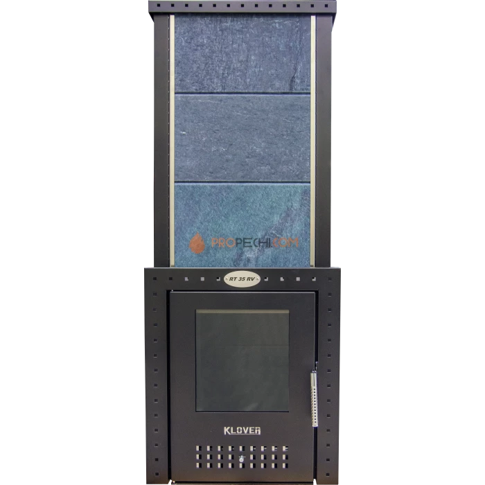 Газовая печь для бани Klover 35-RV 310S ( Серпентинит )