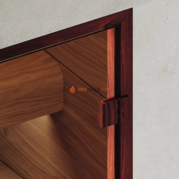 Дверь для хамама DoorWood АРТ Wood 52 Бронза матовая, 2000x700 мм