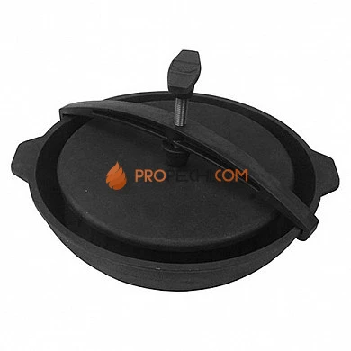 Гриль-жаровня комплект с крышкой Рубцовск "Сибирячка" КСГ280/55ШКр (крышка, блинок, гриль-жаровня со шлиф. дном)