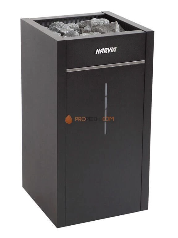 Электрическая печь HARVIA Virta HL110400S HL110S black, с парогенератором, без пульта