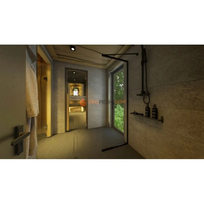 Коммерческая каркасная баня Woodson 7х5 (утепление 100)