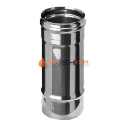 Переходник для дымохода, сталь AISI 430, толщина стенки 0.5 мм, Ø110 М - 115 П