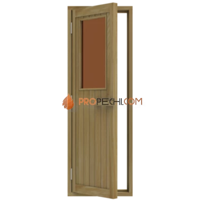 Дверь для бани стеклянная SAWO 736-4SGD-L бронза 1005x2120