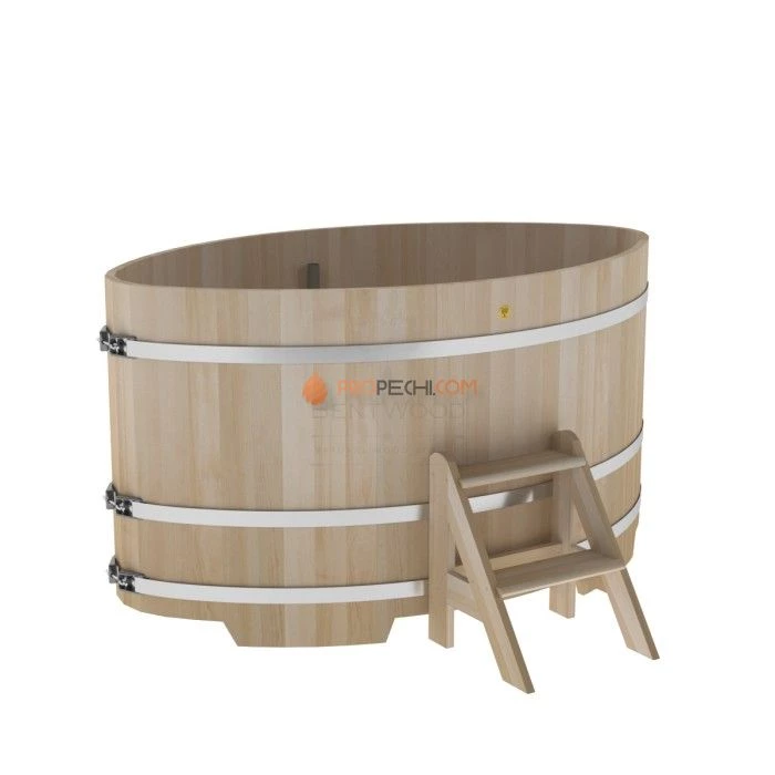 Купель BentWood овальная из кедра 1,15х1,83 премиум