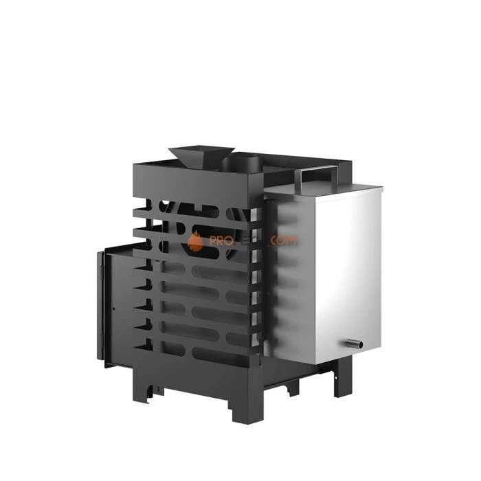 Дровяная печь для бани ASTON 12 стекло АКВА