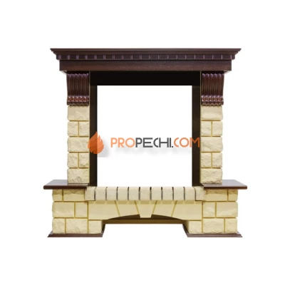 Портал Dimplex Pierre Luxe - Темный дуб / Шампань (Высота 1050мм)