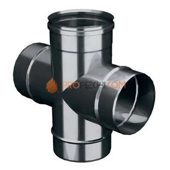 ЧЕТВЕРИК 90° D300, AISI 321 (ВУЛКАН)