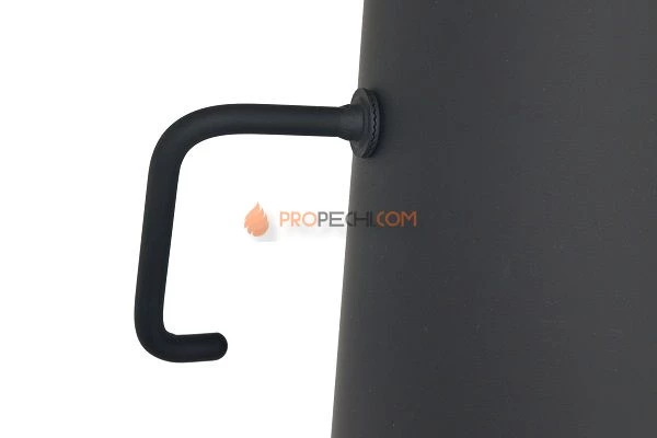 Шибер чёрный   500 d180 2 мм