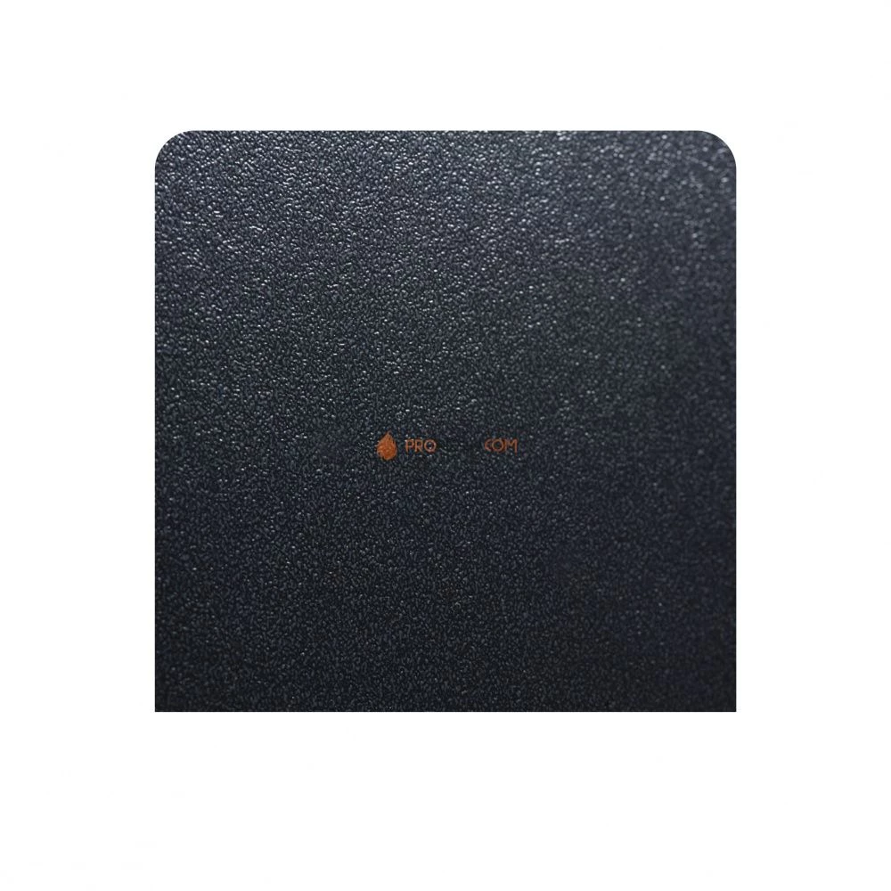 Лист притопочный стальной Ogner Прямой черный 1200x1200
