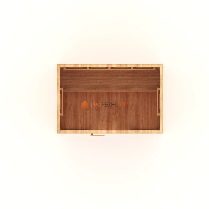 Сауна инфракрасная НКЗ керамика 3-местная прямая 180x105x200 см, вход со стороны 180 см