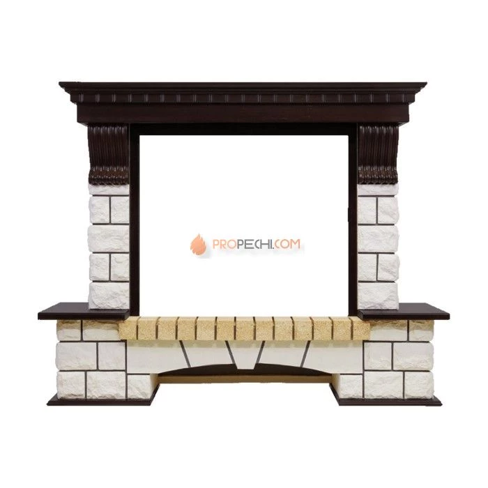 Каминокомплект Dimplex Pierre Luxe - Венге / Белый с очагом Symphony 26 inch DF2608-INT