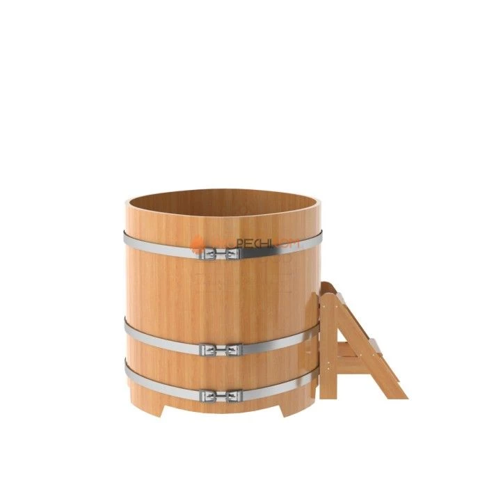 Купель BentWood овальная из натуральной лиственницы 1,02х1,68