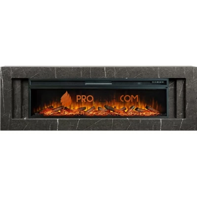 Каминокомплект Royal Flame Line 60 SFT Stone Touch - Серый мрамор с очагом Vision 60 LOG LED