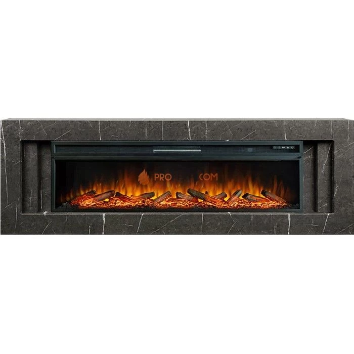 Каминокомплект Royal Flame Line 60 SFT Stone Touch - Серый мрамор с очагом Vision 60 LOG LED