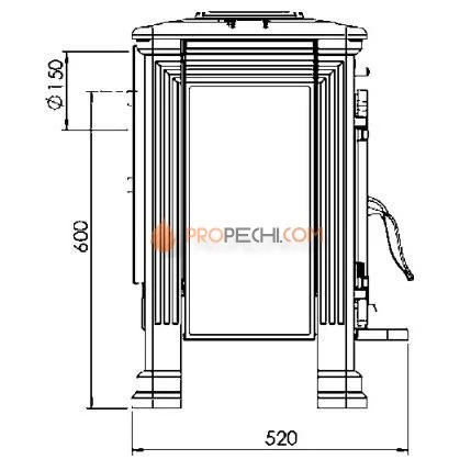 Печь-камин Plamen Tena Termo