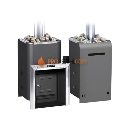 Газодровяная печь для бани Ермак Уралочка 16