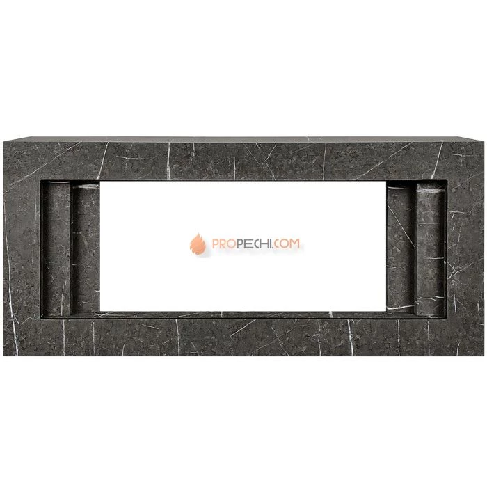 Каминокомплект Royal Flame Line 42 SFT Stone Touch - Серый мрамор с очагом Vision 42 LOG LED