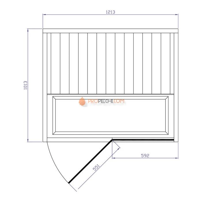 Инфракрасная сауна Tylo Tylosand INFRA CABIN T820H BLACK