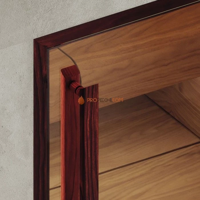 Дверь для хамама DoorWood АРТ Wood 52 Бронза матовая, 2000x700 мм