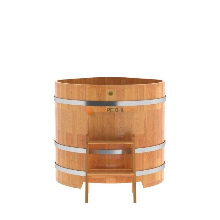 Купель BentWood угловая из сращенных ламелей натуральной лиственницы 1,03х1,03