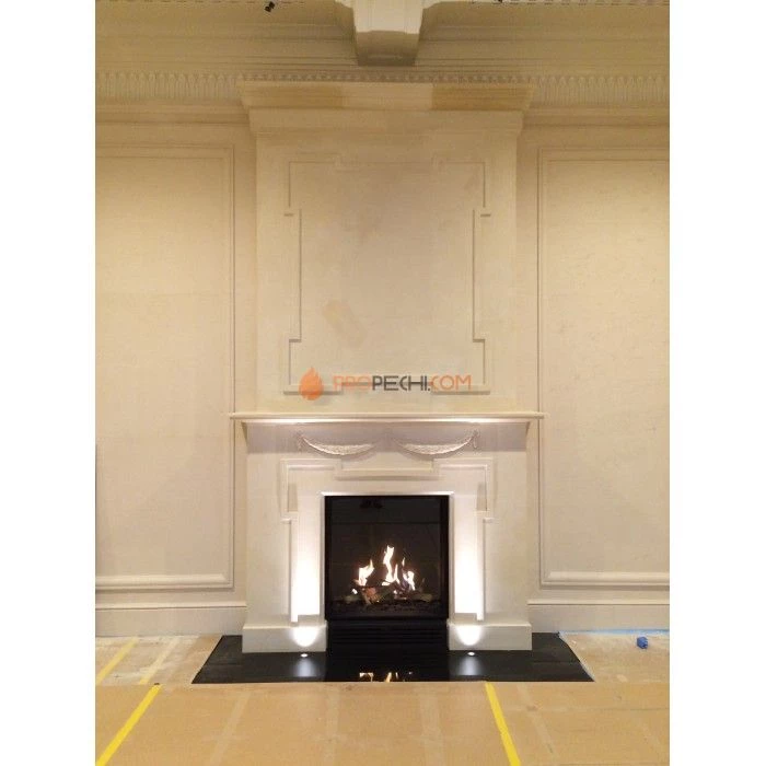 Газовая топка Vero Design Gala Квадратная (600x600 мм) D130/200 мм, горелка VLK burner