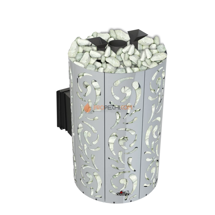 Дровяная банная печь Grill’D Violet World Steel Long Window Max Pro