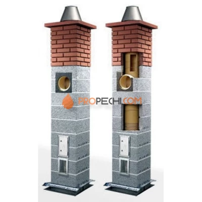 Одноходовой с вентиляцией d200 10м