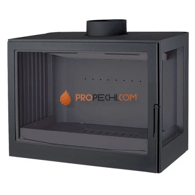 Каминная топка Liseo Castiron LCI 007 GFR Flat top стекло справа