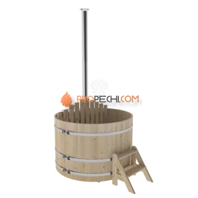 Фурако BentWood из кедра D=1.5 с внутренней печкой стандарт