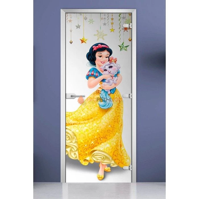 Стеклянная межкомнатная дверь DoorWood с фотопечатью Kids-05, 2000х700 мм