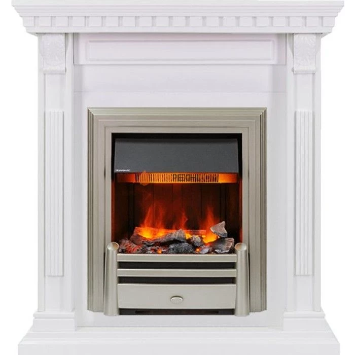 Каминокомплект Dimplex Orlean - Белый дуб с очагом Chesford