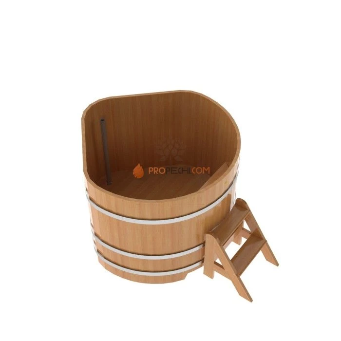 Купель BentWood угловая из натуральной лиственницы 1,19х1,19