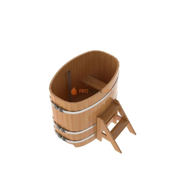 Купель BentWood овальная из натуральной лиственницы 0,76х1,16