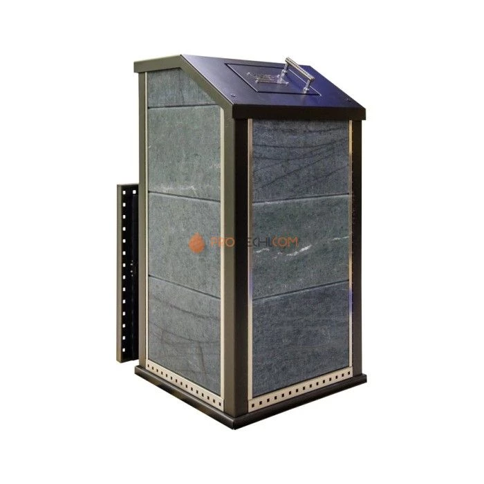 Дровяная печь для бани Klover RT 35-P ( Жадеит 30мм)