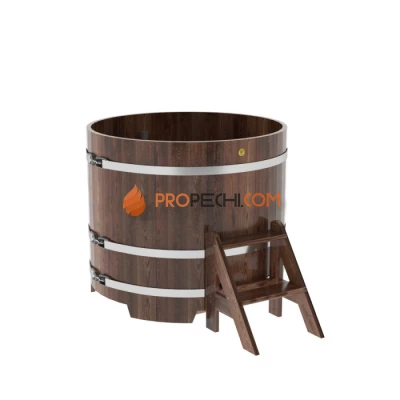 Купель BentWood круглая из мореной лиственницы d=1,17