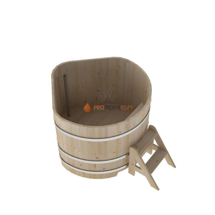 Купель BentWood угловая из кедра 1,31х1,31 стандарт