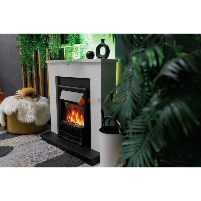 Портал Royal Flame Bergen (Разборный) - Белый с черным