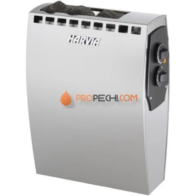 Электрическая печь Harvia Alfa A30 Steel (со встроенным пультом)