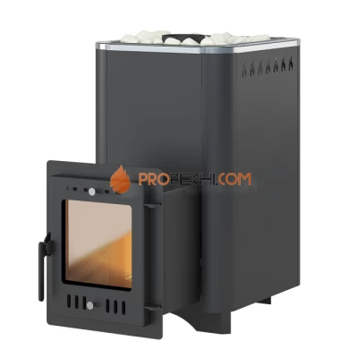 Дровяная печь для бани Везувий Русичъ Антрацит 22 (210) М