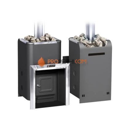 Газодровяная печь для бани Ермак Уралочка 12